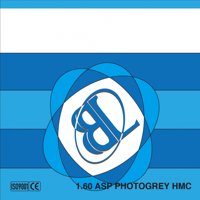 1.60 Aspheric Photogrey Lens HMC UV400 EMI
