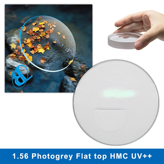 1.56nd SF Photogrey Flat top HMC UV++ Lens